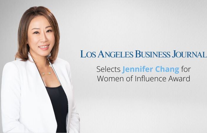 LA Business Journal Selects Jennifer Chang for Women of Influence Award